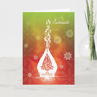 Card Christmas Yoga