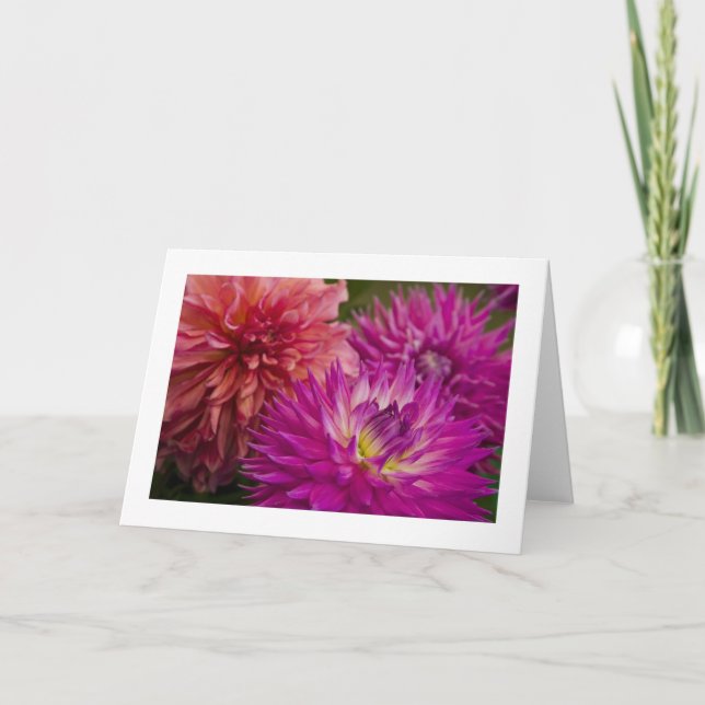 Card, Dahlia # 150 Card (Front)