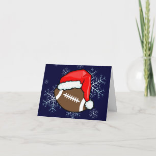 Card - Decorative Santa Football
