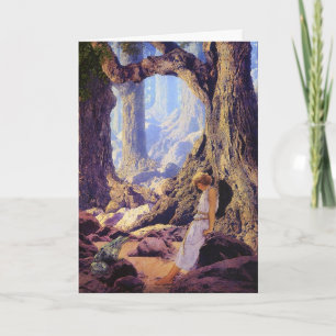 Card:  Enchanted Prince- Maxfield Parrish Card