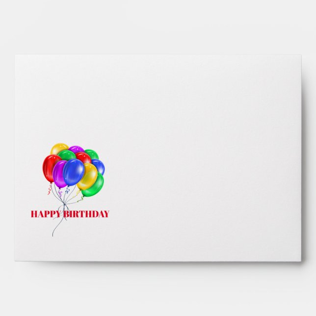 Card Envelope-Birthday Envelope (Front)