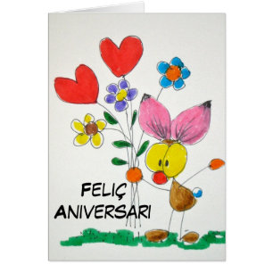 Card “Feliç aniversari "