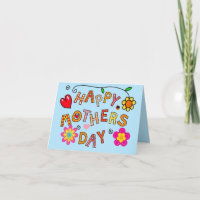 Card Felicidades a quien me dio la vida