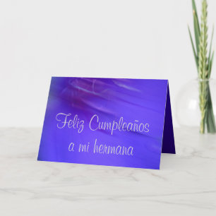 Card - Feliz Cumpleaños a mi hermana
