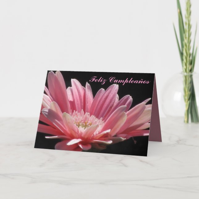 Card - Feliz Cumpleaños - Margarita Rosa (Front)