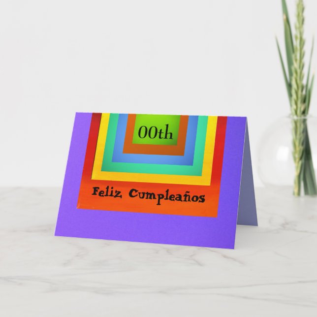 Card - Feliz Cumpleaños - Multicolor (Front)