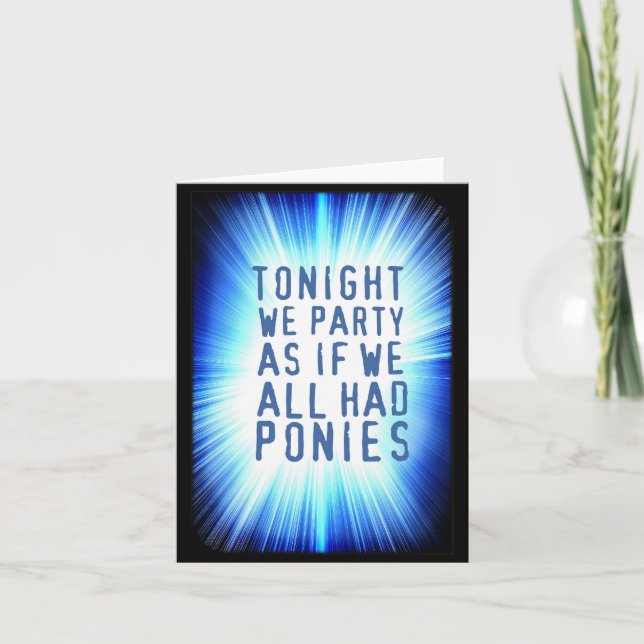 CARD FOR ALL OCCASIONS.  Except for funerals, prob (Front)