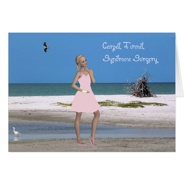 Card for Carpal Tunnel Syndrome Surgery (Front Horizontal)