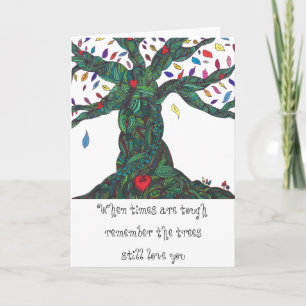 Card for difficult times - encouragement