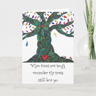 Card for difficult times - encouragement
