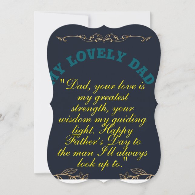 Card for father (Front)
