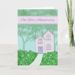 Card for First Year Anniversary of New Home