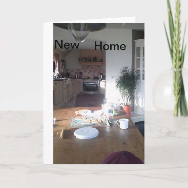 Card for new homeowners. (Front)