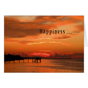 Card for Person who is Now Free from Cancer Sunset
