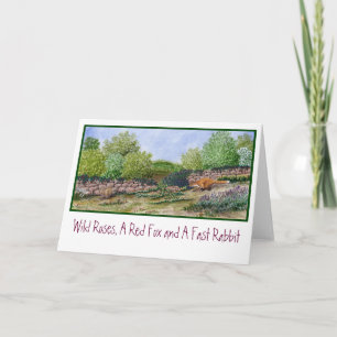 Card- Fox   a rabbit.. Card