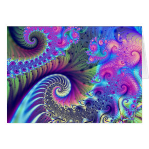 Card from print and mousepad, 'Inner Ear'