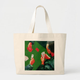 Card Game 1988 Large Tote Bag