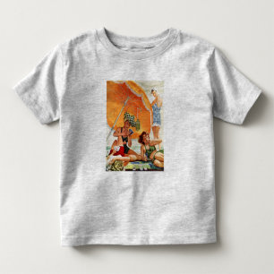 Card Game at the Beach by Alex Ross Toddler T-Shirt