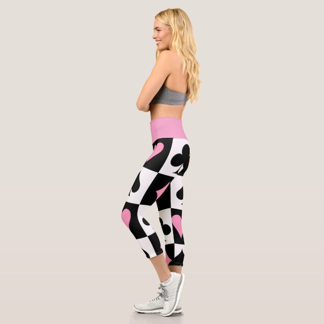 Card Game Capri Leggings (Left)