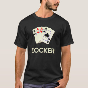 Card Game Measuring Card 4 Aces Gamer Poker Carniv T-Shirt
