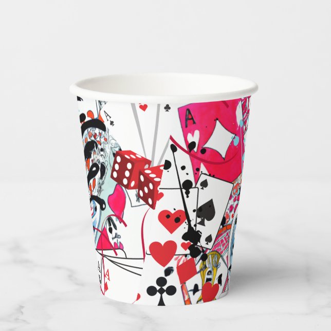 Card Games Paper Cups (Front)