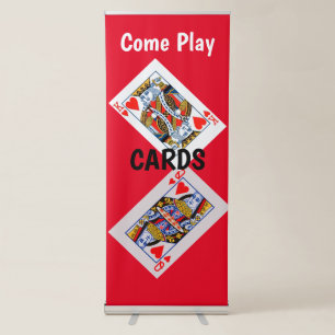 Card Games Retractable Banner