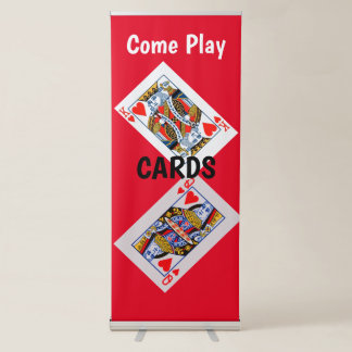 Card Games Retractable Banner