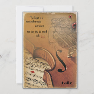 Card Hafiz Only - thousing-stringed instrument