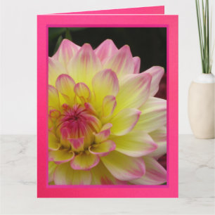 Card - Happy Birthday - Dalia Rosa-Yellow