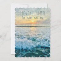 Card: I Love You Until The Ocean Runs Dry