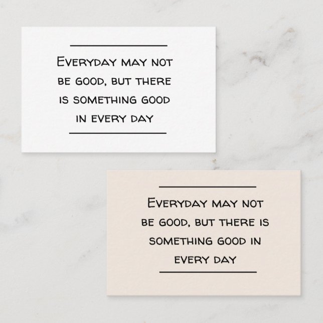 Card insert - Encouragement (Front/Back)