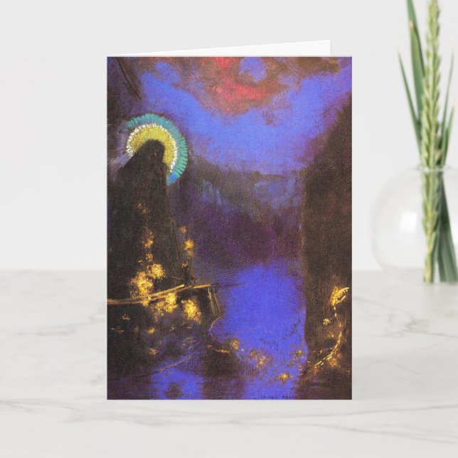 Card/Invitation: Virgin Mary with Corona by Redon Card (Front)