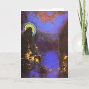 Card/Invitation: Virgin Mary with Corona by Redon Card