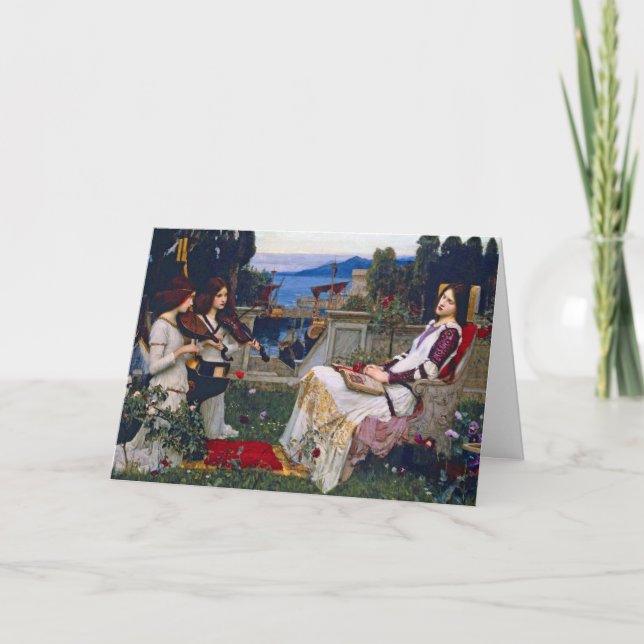 Card: John Waterhouse - Saint Cecilia Holiday Card (Front)