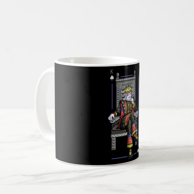 Card King Coffee Mug (Front Left)