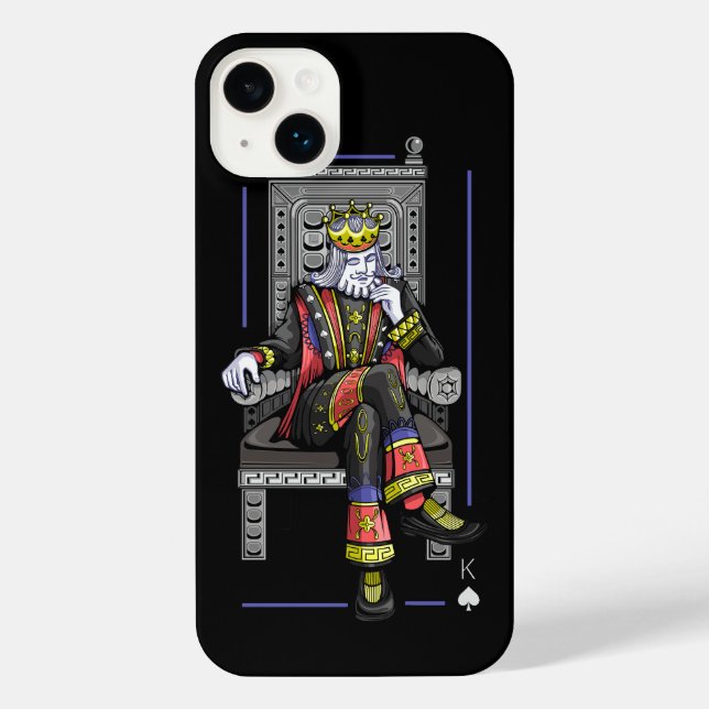 Card King iPhone Case (Back)