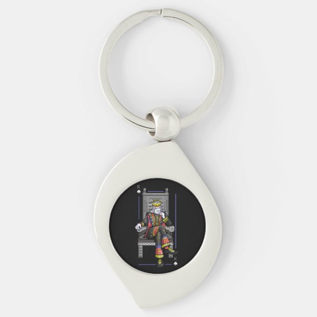 Card King Key Ring (Front)