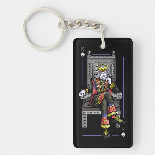 Card King Key Ring (Front)