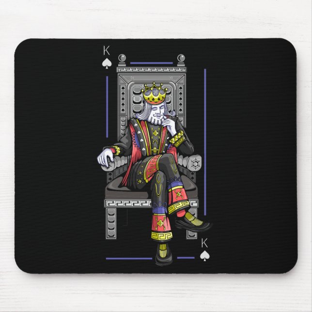 Card King Mouse Mat (Front)