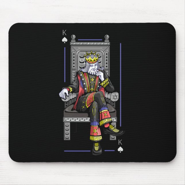 Card King Mouse Mat (Front)