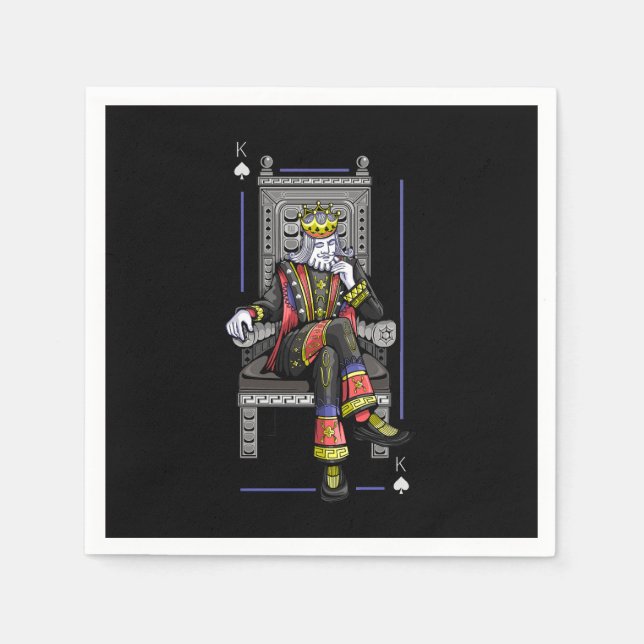 Card King Napkin (Front)