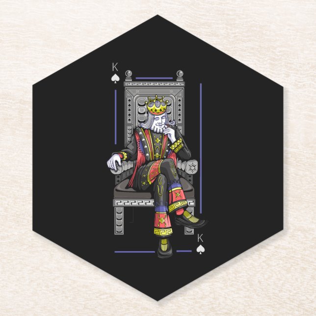 Card King Paper Coaster (Front)