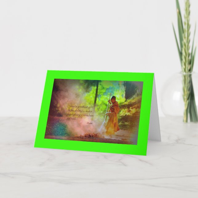 CARD-LOVE QUOTE RUMI CARD (Front)