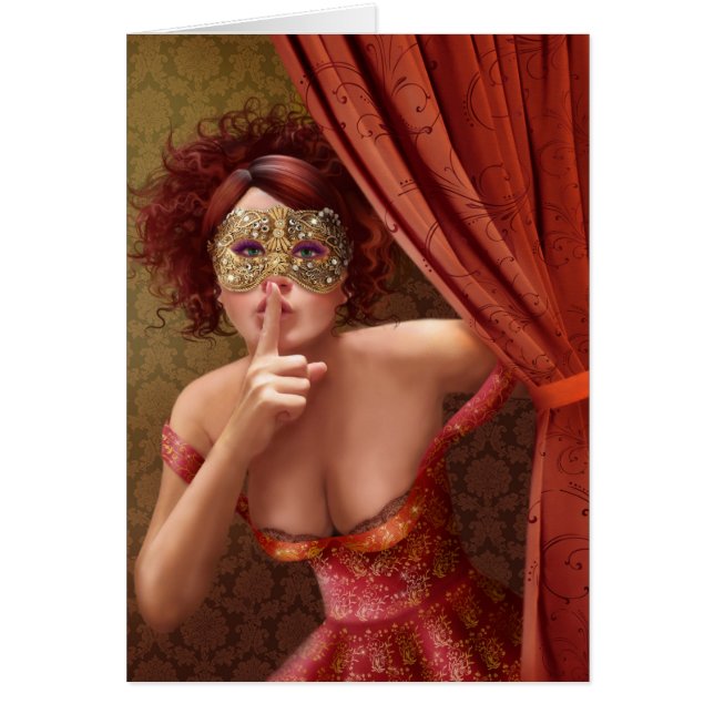 Card " Masquerade" (Front)