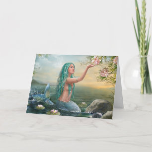 Card " Mermaid Ariel "