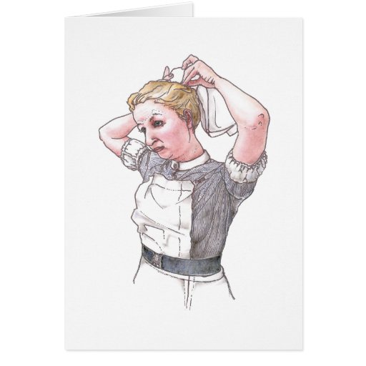 Image of Card - Middlesex Hospital Nurse Dressing For Duty