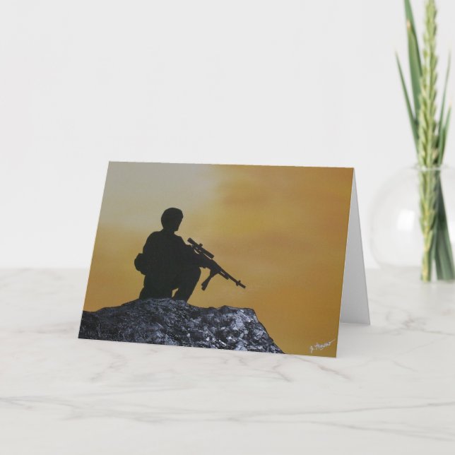 Card Military Greeting Card (Front)