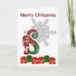 Card Monogram Christmas S