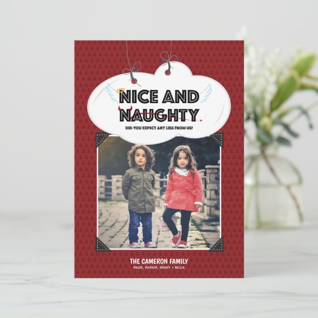 Card | Naughty + Nice (Standing Front)