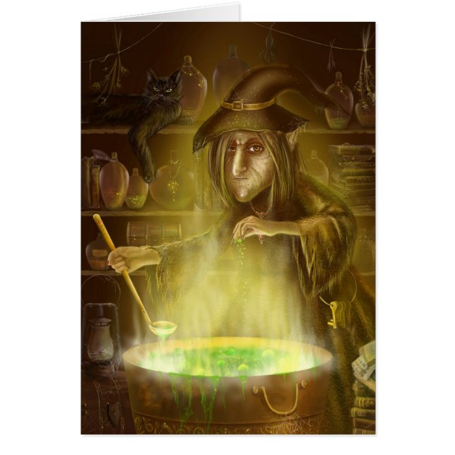 Card  Old witsh (Front)